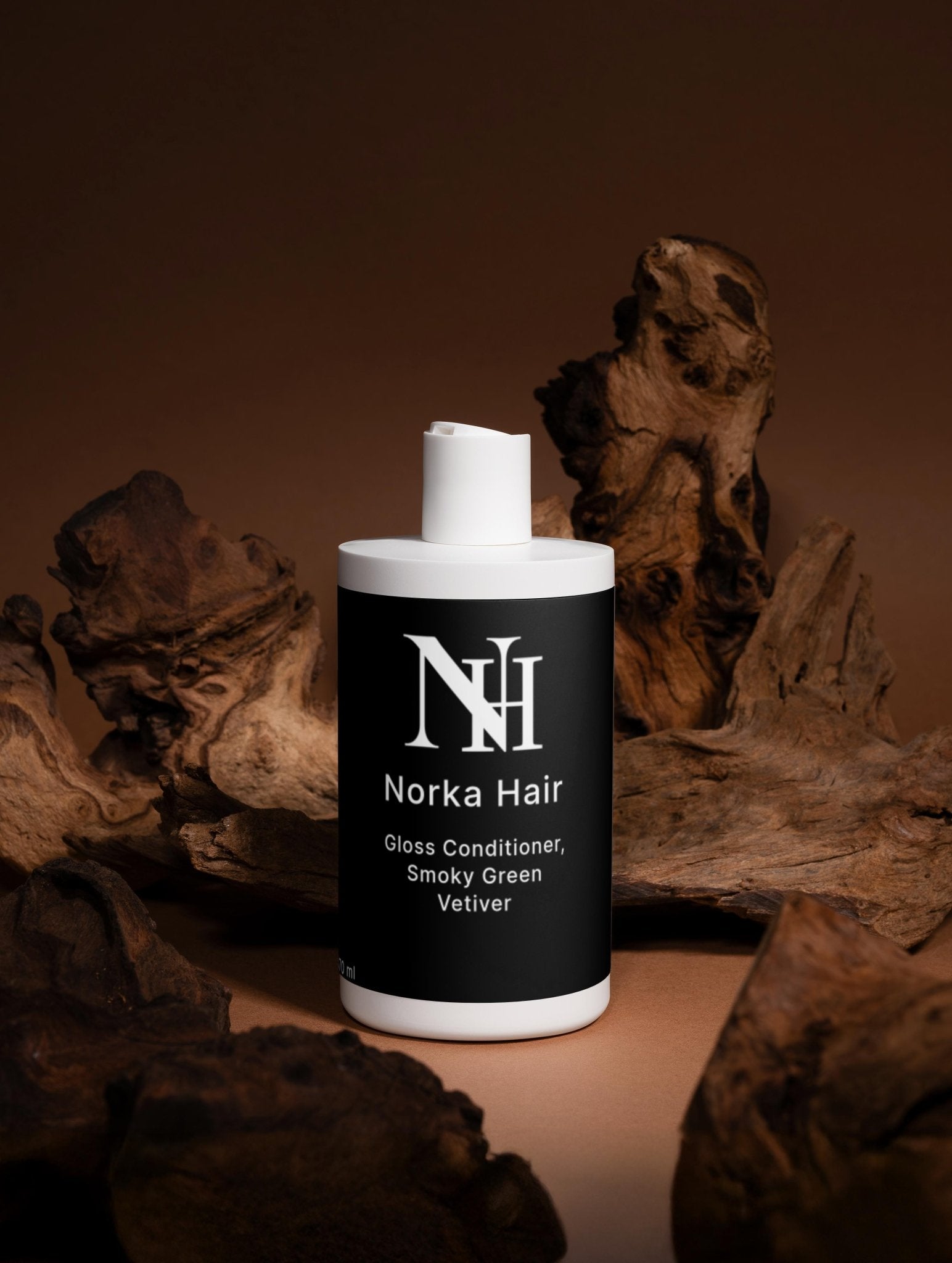 Après - shampoing brillant au vétiver vert fumé - Norka Hair