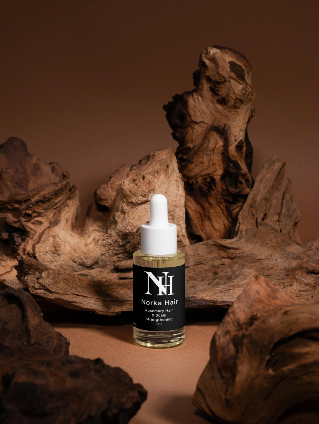 Huile Fortifiante Cheveux & Cuir Chevelu - Romarin et Menthe poivrée - Norka Hair