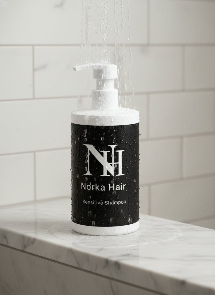 Shampooing cuir chevelu sensible – Fleurs blanches aquatiques - Norka Hair